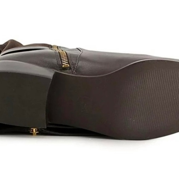 Michael Kors Hamilton Tall Boots. Dark Chocolate. New in box - Picture 7 of 9